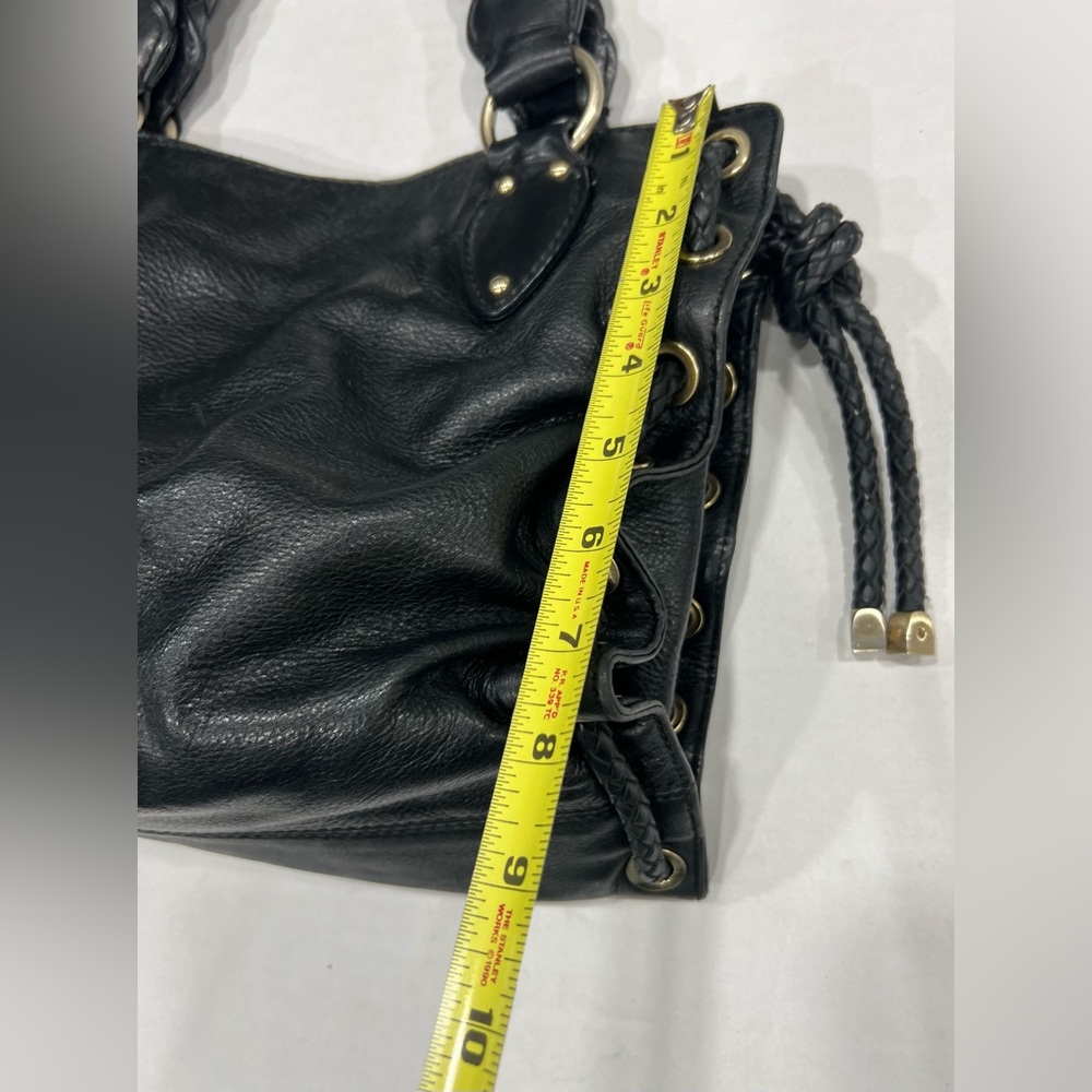 Michael Kors black leather shoulder bag - Picture 6 of 15